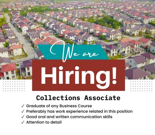 Jobtalk - Collection Associate vacancy in San Fernando City! Hiring by Solanaland