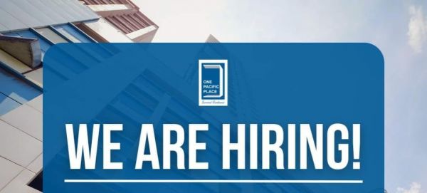 Jobtalk - Income Auditor vacancy in Makati! Hiring by One Pacific Place Serviced Residences