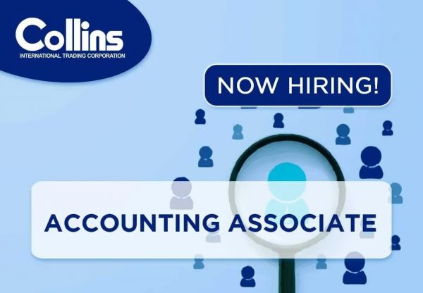Jobtalk - Accounting Associate vacancy in Pasig! Hiring by Collins International Trading Corporation