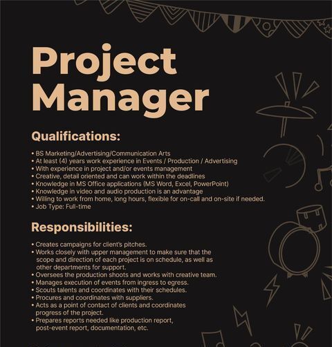 Jobtalk - Project Manager vacancy in San Juan! Hiring by Group of Five Creative Concepts, Inc.