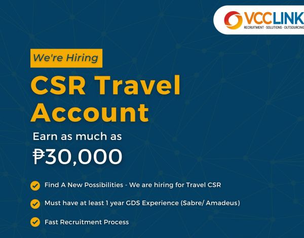 Jobtalk - Customer Service Representative, Work from home (WFH)  for VCC Link, Inc.