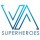 Va superheroes company logo