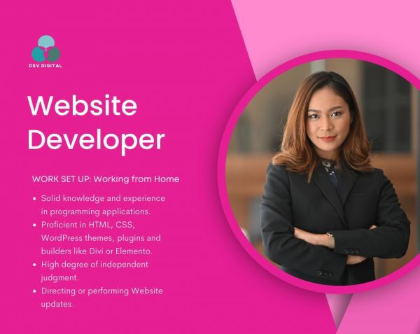 Jobtalk - Web Developer, Work from home (WFH)  for DSV Digital