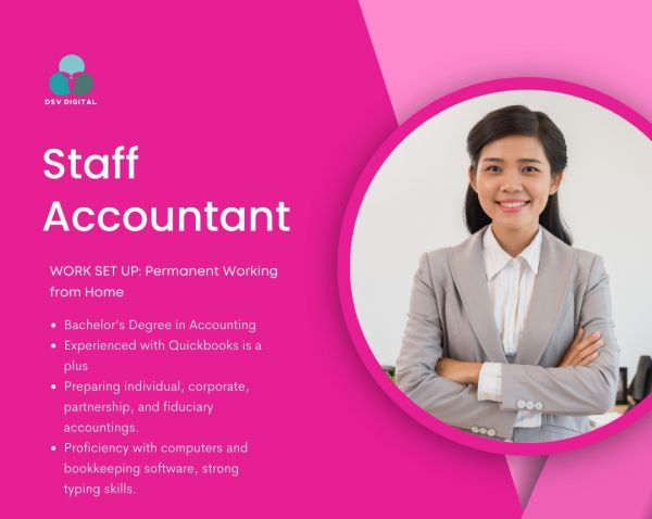 Jobtalk - Accounting Staff, Work from home (WFH)  for DSV Digital