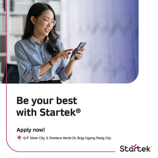 Jobtalk - Customer Service Representative vacancy in Pasig! Hiring by STARTEK Philippines