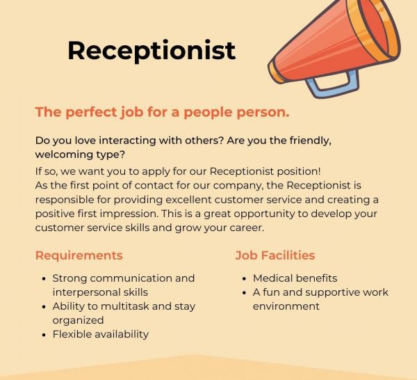 Jobtalk - Receptionist vacancy in Makati! Hiring by KIYOSA Japanese Total Beauty