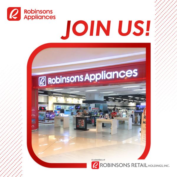 Jobtalk - Inventory Clerk vacancy in San Fernando City! Hiring by Robinsons Appliances Corp.