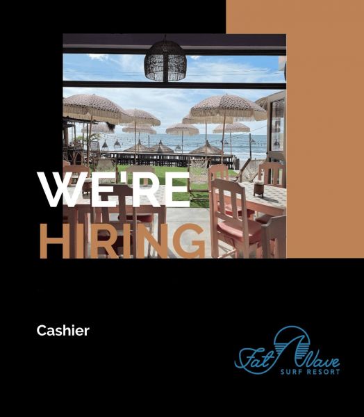 Jobtalk - Cashier vacancy in San Juan! Hiring by Fatwave Surf Resort