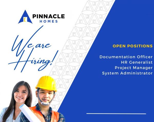Jobtalk - Documentation Specialist vacancy in Makati! Hiring by Pinnacle Homes