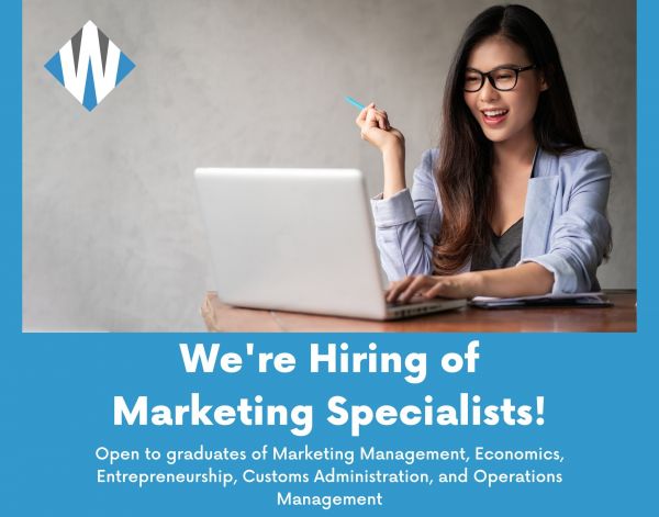 Jobtalk - Marketing Specialist vacancy in Pasig! Hiring by Wellness PRO Inc.