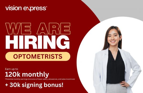 Jobtalk - Optometrist vacancy in Angeles City! Hiring by House of Branded Lifestyle Inc.