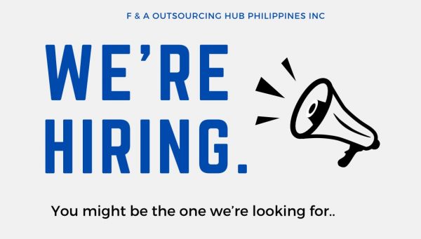 Jobtalk - Finance Associate vacancy in Pasay! Hiring by F&A Outsourcing Hub Philippines