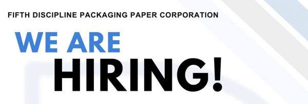 Jobtalk - Laboratory Supervisor vacancy in Mabalacat City! Hiring by Fifth Discipline Packaging Paper Corporation