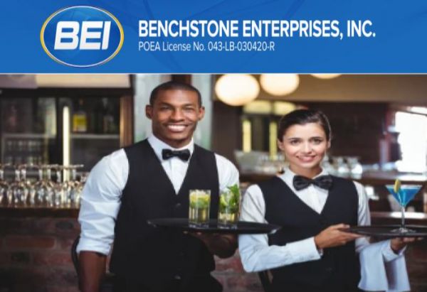 Jobtalk - Looking for Server bound for United Arab Emirates! Recruited and managed by Benchstone Enterprises, Inc.