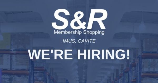 Jobtalk - Sushi Chef vacancy in Imus City! Hiring by S&R Membership Shopping