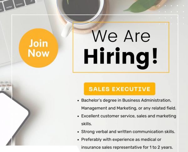 Jobtalk - Sales Executive needed for  field work in Metro Manila area