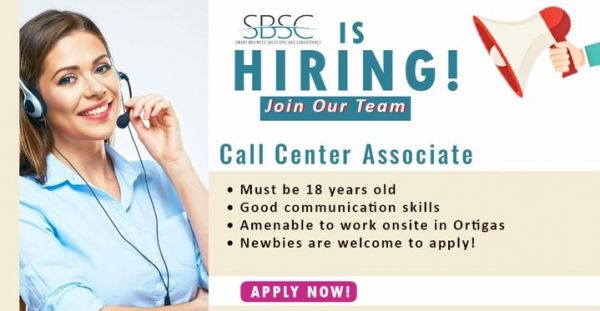 Jobtalk - Call Center Agent vacancy in Pasig! Hiring by Smart Business Solutions And Consultancy