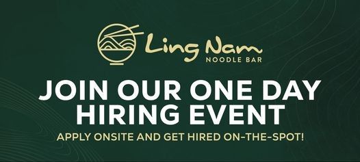 Jobtalk - Dishwasher vacancy in Makati! Hiring by Ling Nam