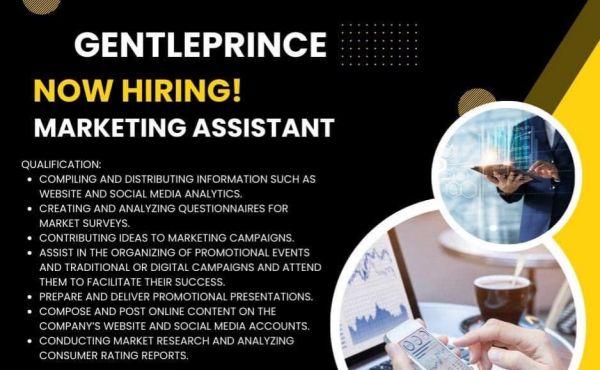 Jobtalk - Marketing Assistant vacancy in Binondo! Hiring by Gentleprince Incorporated