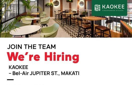 Jobtalk - Cashier vacancy in Makati! Hiring by Kaokee
