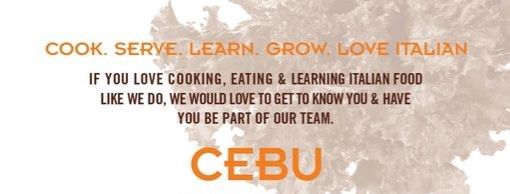 Jobtalk - Kitchen Staff vacancy in Cebu City! Hiring by CIBO