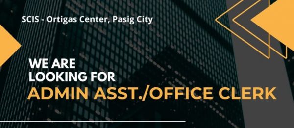 Jobtalk - Admin Assistant vacancy in Pasig! Hiring by Sentinel Credit Information Service, Inc.