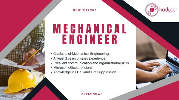 Jobtalk - Mechanical Engineer vacancy in Quezon City! Hiring by iHudyat Inc.