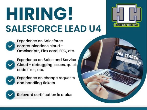 Jobtalk - Salesforce Lead vacancy in Makati! Hiring by Hunter’s Hub Incorporated