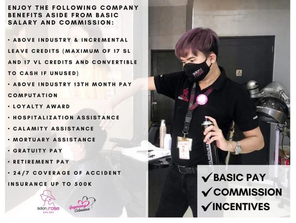 Jobtalk - Barber vacancy in Tagbilaran City! Hiring by Salon de Rose