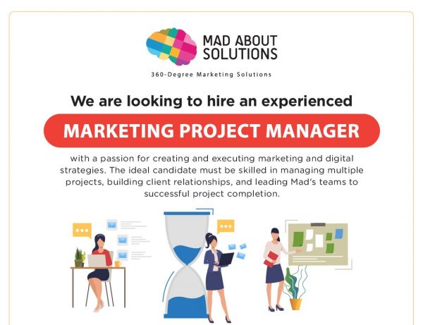 Jobtalk - Marketing Project Manager vacancy in Pasig! Hiring by Mad About Solutions