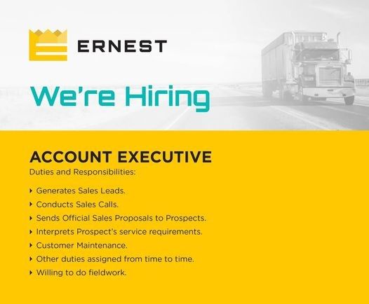 Jobtalk - Account Executive needed for  field work in Metro Manila area