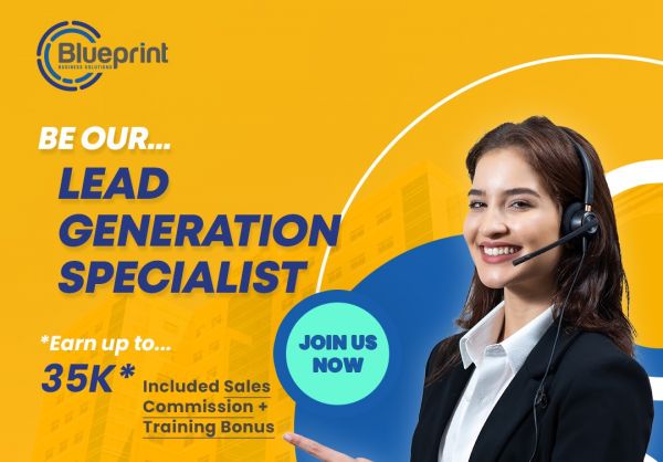 Jobtalk - Lead Generation Specialist vacancy in Mandaue City! Hiring by Blueprint Business Solutions Corp.