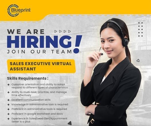 Jobtalk - Virtual Assistant vacancy in Mandaue City! Hiring by Blueprint Business Solutions Corp.