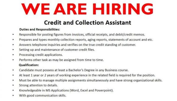 Jobtalk - Credit & Collection Assistant vacancy in Makati! Hiring by Business Machines Corporation