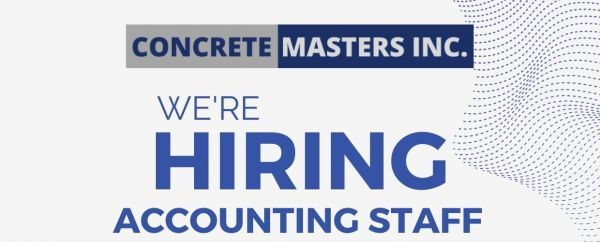 Jobtalk - Accounting Staff vacancy in Parañaque! Hiring by Concrete Masters Inc.