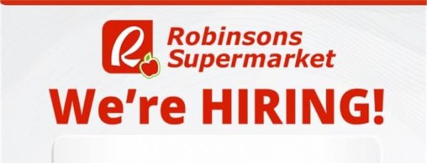 Jobtalk - Cashier vacancy in Santiago! Hiring by Robinsons Supermarket