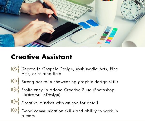 Jobtalk - Creative Assistant vacancy in Makati! Hiring by I'M Hotel