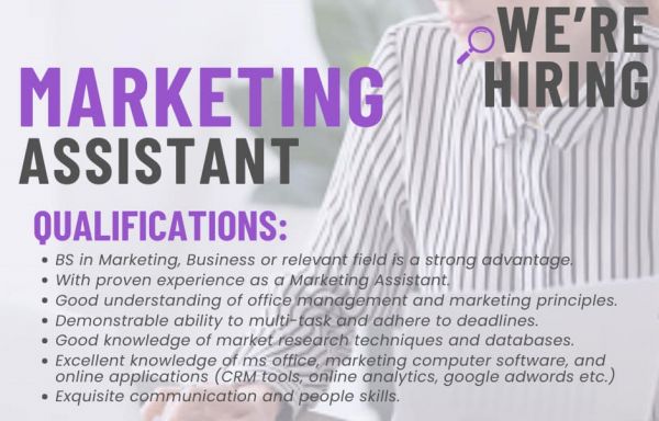 Jobtalk - Marketing Assistant vacancy in Mandaluyong! Hiring by Sixth Sense Integrated Marketing Solutions
