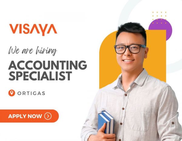 Jobtalk - Accounting Specialist vacancy in Pasig! Hiring by Visaya KPO