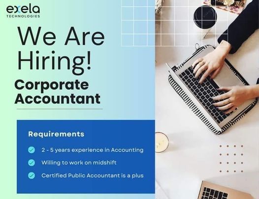 Jobtalk - Accountant vacancy in Olongapo City! Hiring by Exela Technologies, Inc.