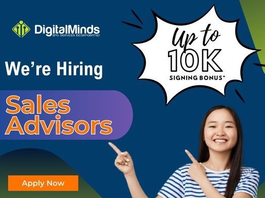Jobtalk - Sales Support Specialist vacancy in Naga City! Hiring by Digital Minds BPO