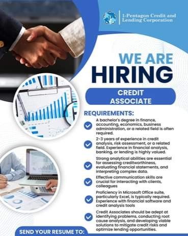 Jobtalk - Credit Review Associate vacancy in Malate! Hiring by 1-Pentagon Credit and Lending Corporation