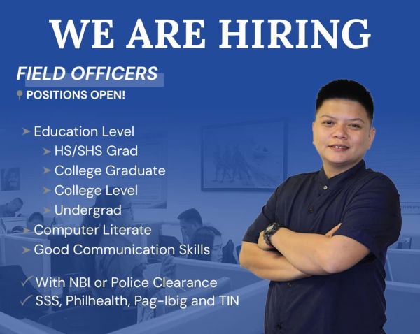 Jobtalk - Collection Officer needed for  field work in Nueva Ecija area