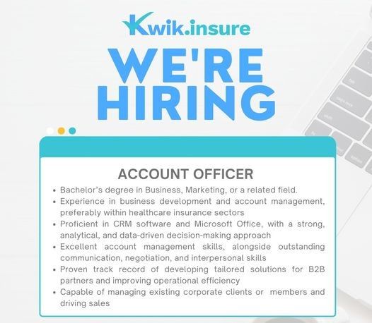 Jobtalk - Accounts Officer vacancy in Bonifacio Global City! Hiring by Kwik Insure