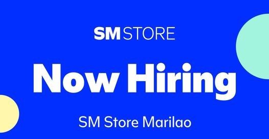 Jobtalk - Treasury Assistant vacancy in Marilao! Hiring by The SM Store