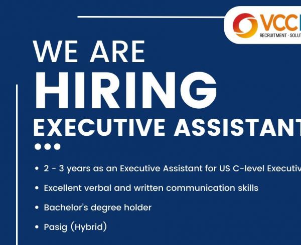 Jobtalk - Vital Call Center Link looking for Executive Assistant, Hybrid setup,  in Pasig
