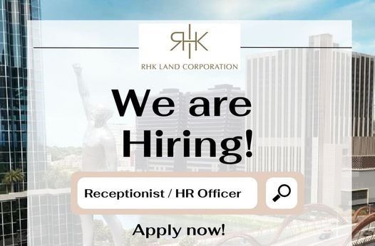Jobtalk - RHK Land Corporation looking for HR Officer, Hybrid setup,  in Pasig