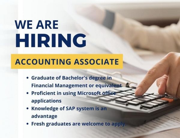 Jobtalk - Accounting Associate vacancy in Davao City! Hiring by Sonic Sales & Distribution, Inc.