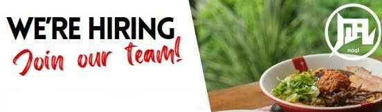 Jobtalk - Junior Chef vacancy in Sta. Rosa City! Hiring by Ramen Nagi PH