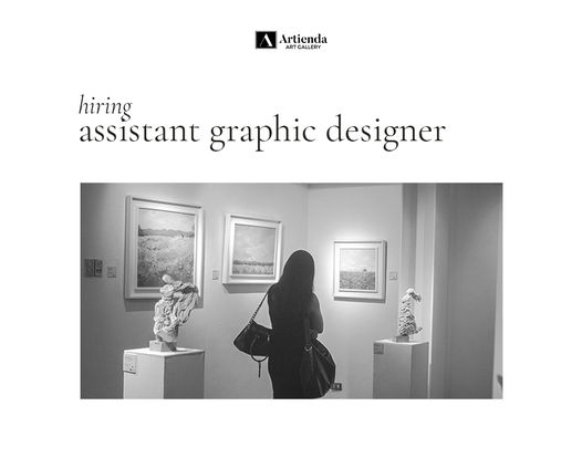 Jobtalk - Assistant Graphic Designer vacancy in Quezon City! Hiring by Artienda Art Gallery